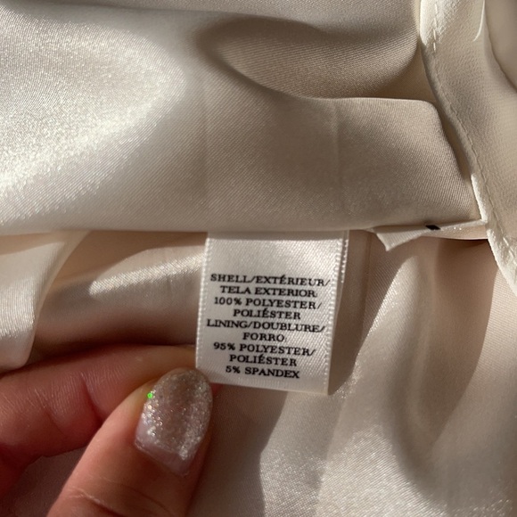 Kate Hudson for Ann Taylor Halter Cream Dress - Picture 9 of 11